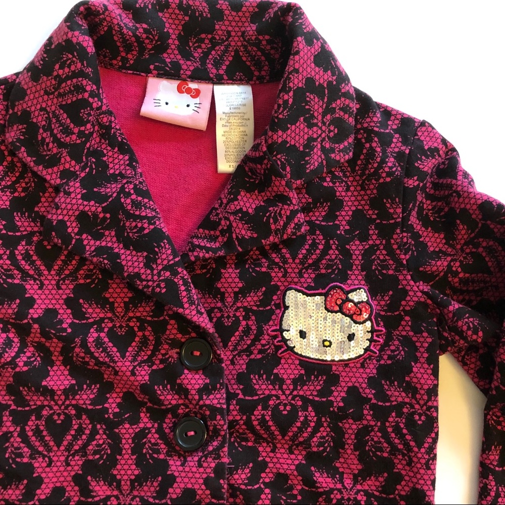HELLO KITTY Embellished Blazer / Jacket - Size XS 4-5